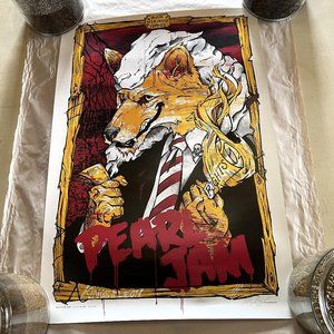 NM Pearl Jam 2006 Acer Arena Sydney Australia Rhys Cooper 18" x 25.5"